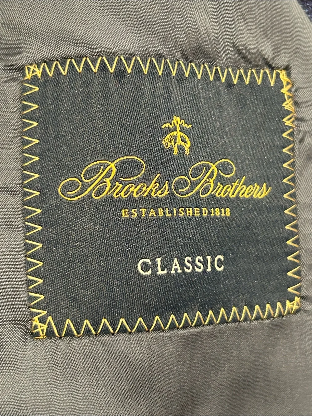 Brooks Brothers Vitale Barberis Canonico Blue Sport Coat 44R Italian Wool Men’s